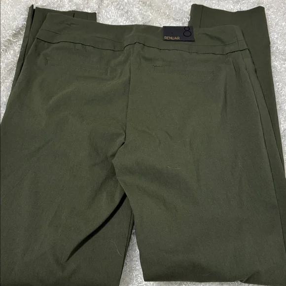 Renuar green pull on pants women’s new - Picture 6 of 7